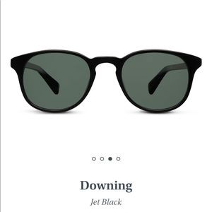 Warby Parker Downing Jet Black Sunglasses